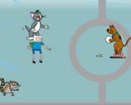 Cartoon hero xmas fighting online