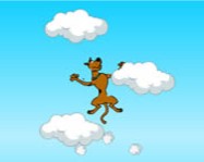 Scooby Doo jumping clouds online