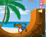 Skater On The Beach online Scooby Doo játék